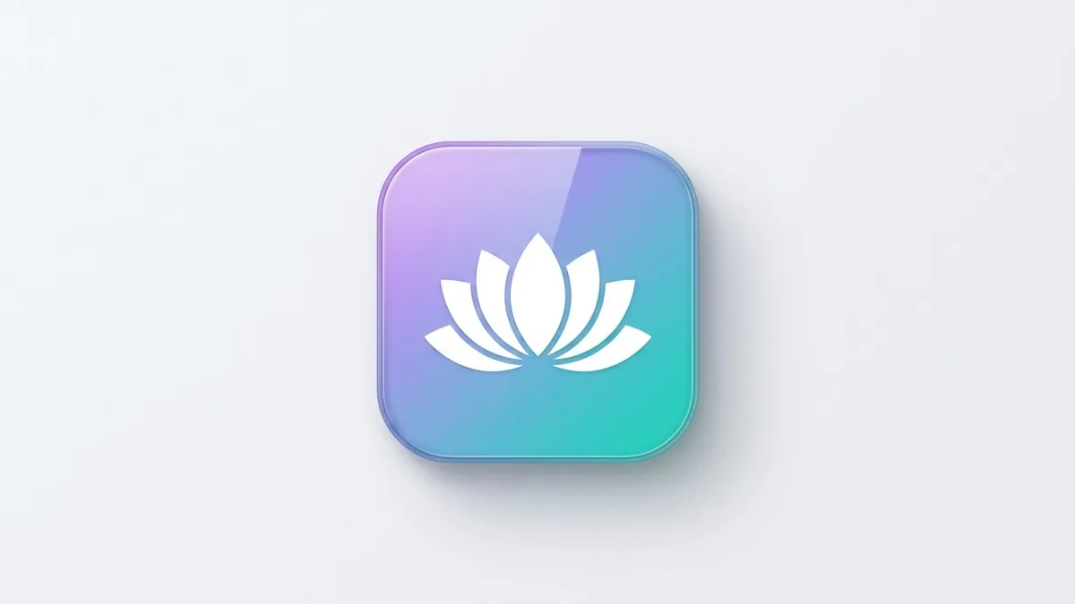 Example result: Modern app icon design