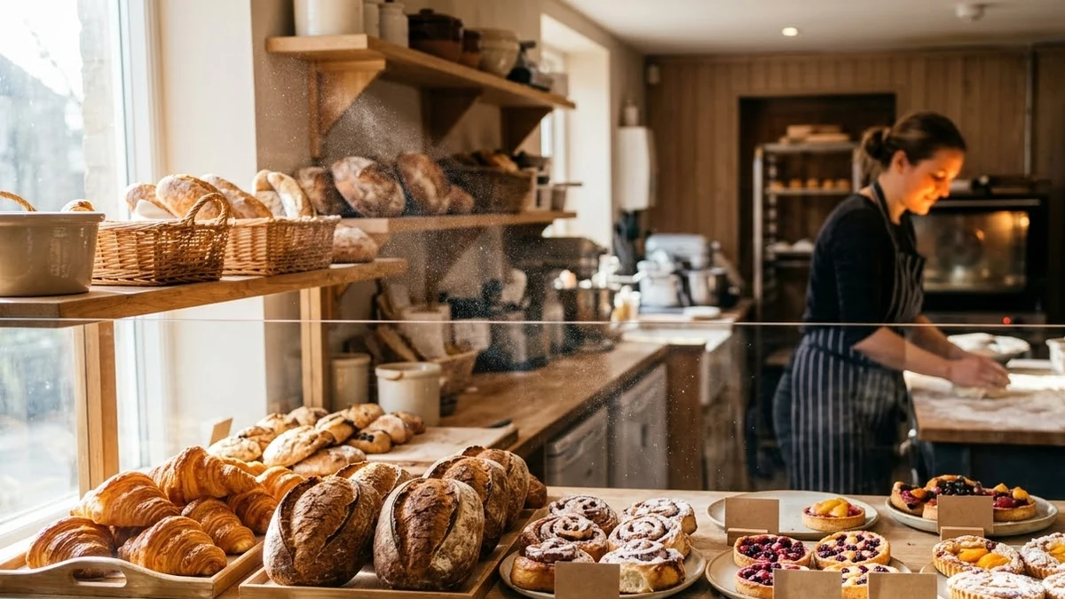 Example result: Bakery counter display