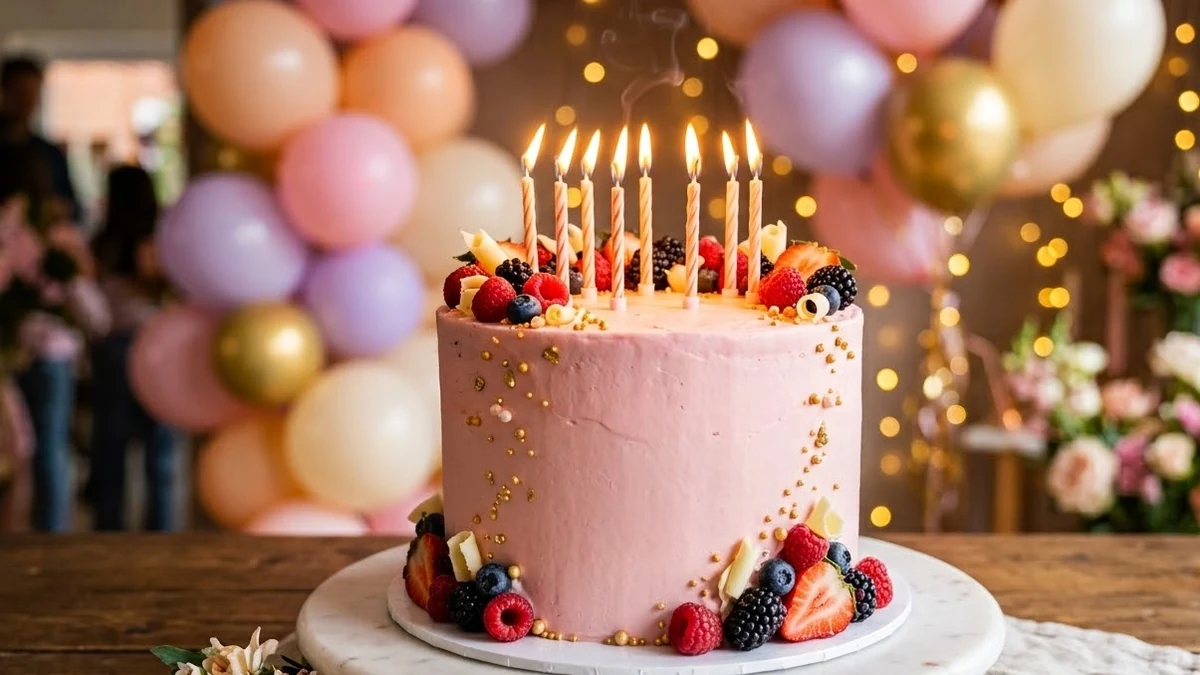 Example result: Birthday cake hero