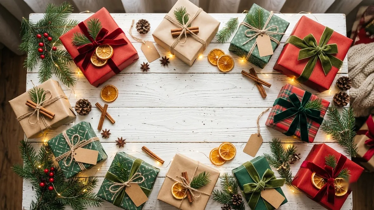 Example result: Christmas gift guide cover