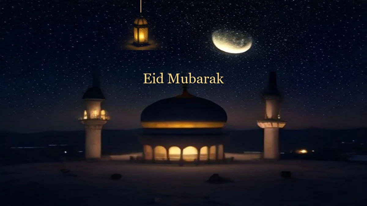 Eid Mubarak greeting card