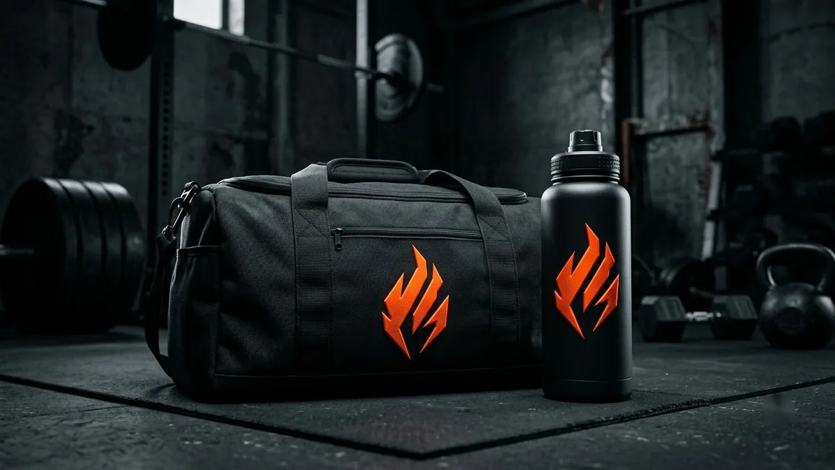 Example result: Strong fitness brand logo