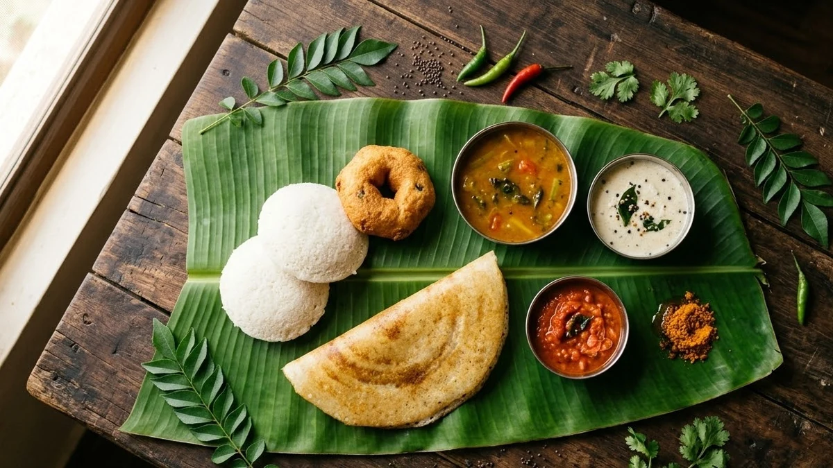 Example result: Overhead food flat-lay