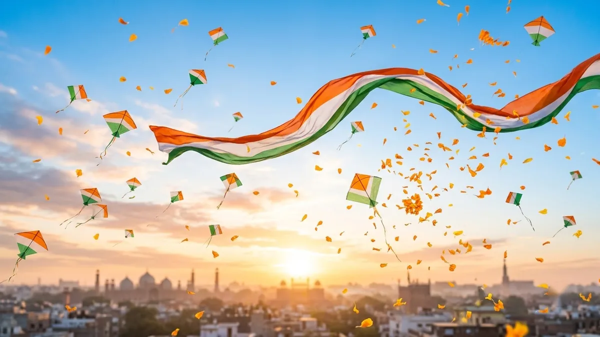 Example result: Independence Day social post