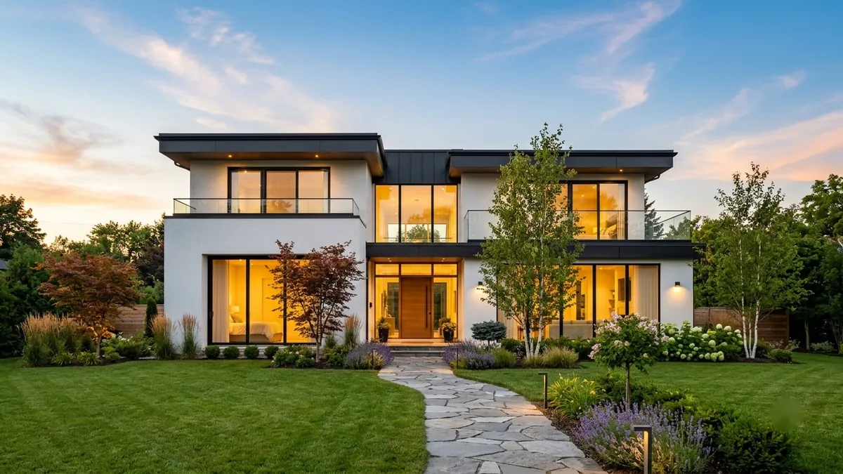 Example result: Property listing flyer