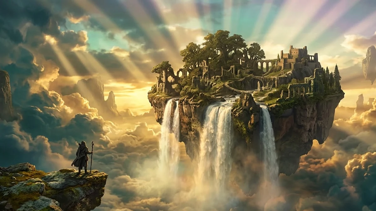 Example result: Epic fantasy landscape
