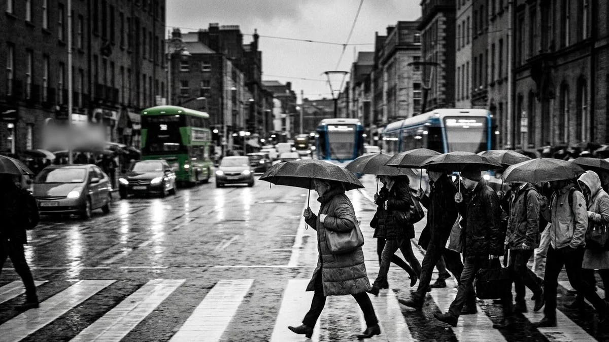 Example result: Black-and-white street photograph
