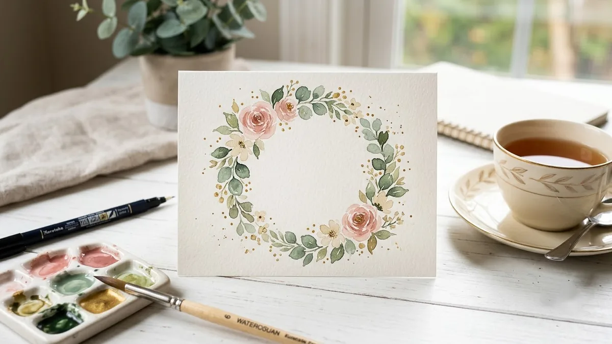Example result: Printable thank-you card