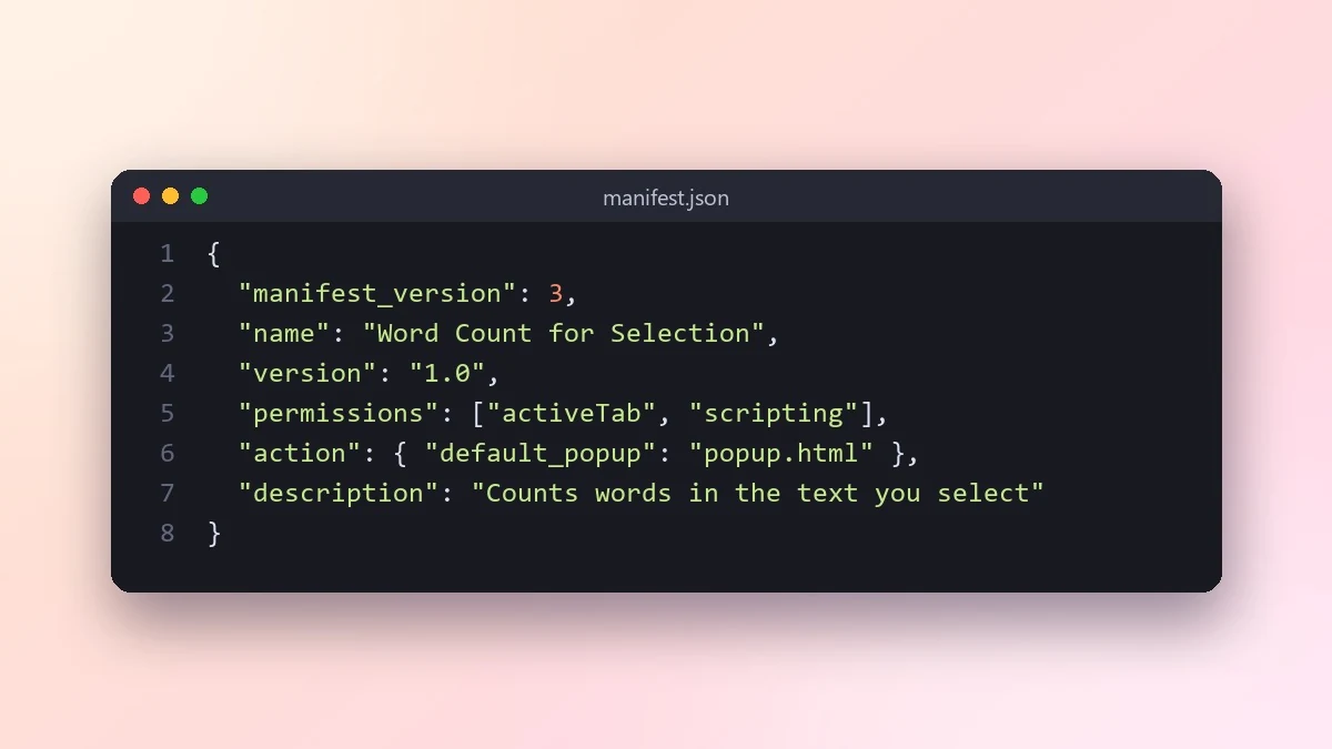 Example result: Build a simple Chrome extension
