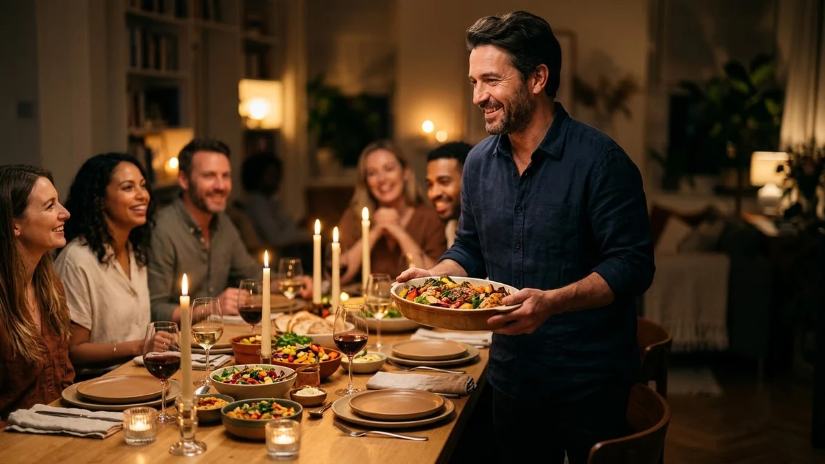 Example result: Plan a dinner party menu