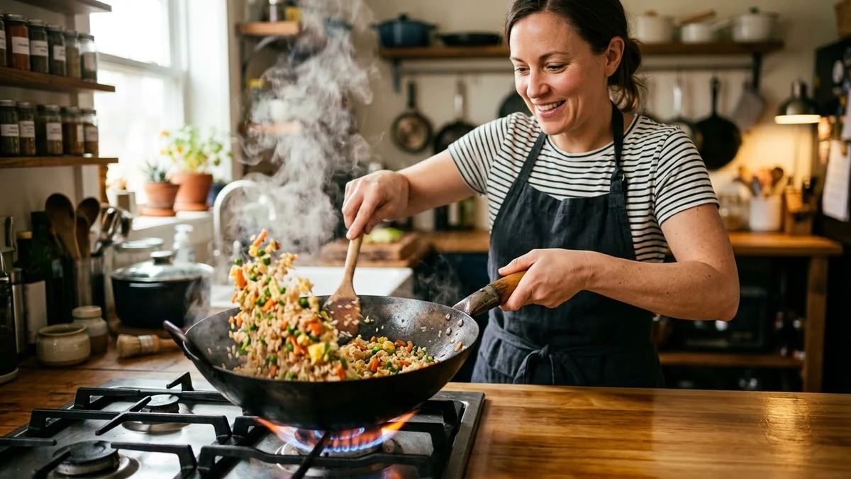 Example result: Turn leftovers into a new meal