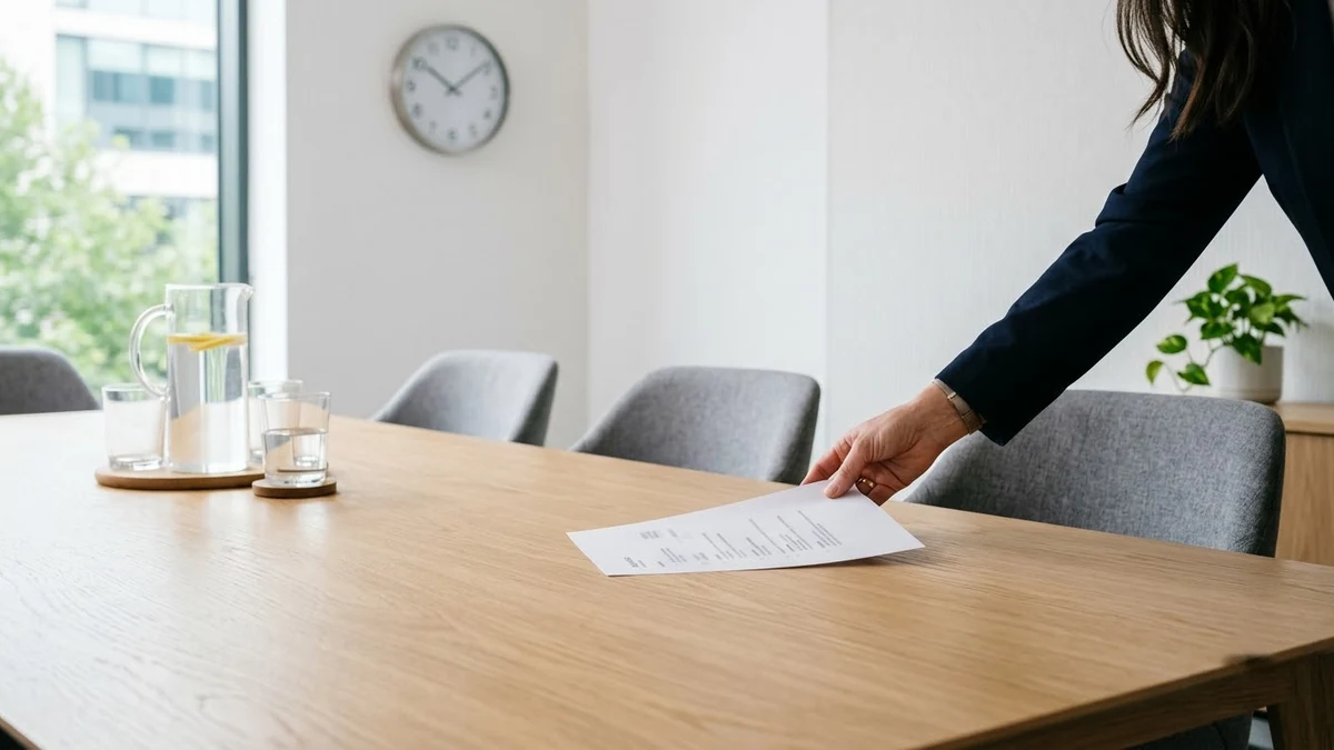 Example result: Create a meeting agenda that keeps it short