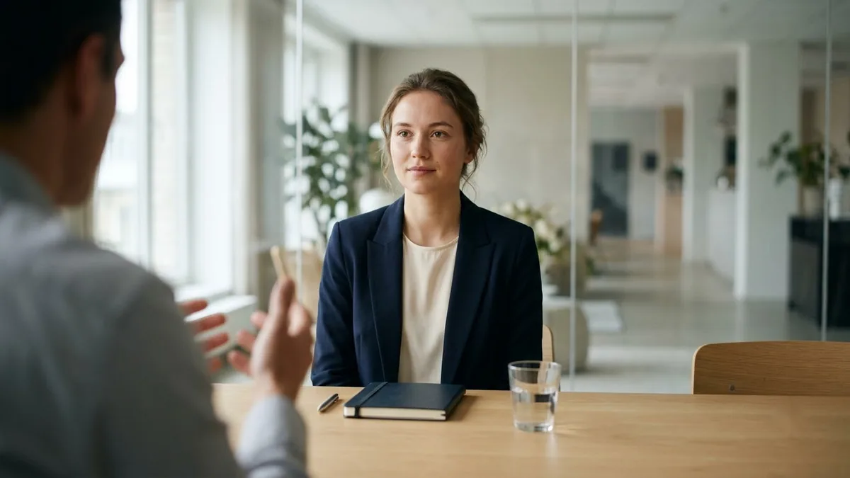 Example result: Mock interview practice (one question at a time)