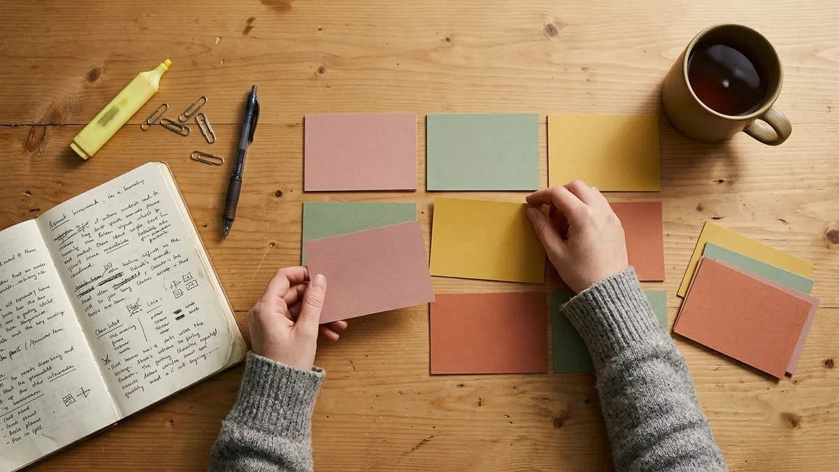 Example result: Turn your notes into flashcards