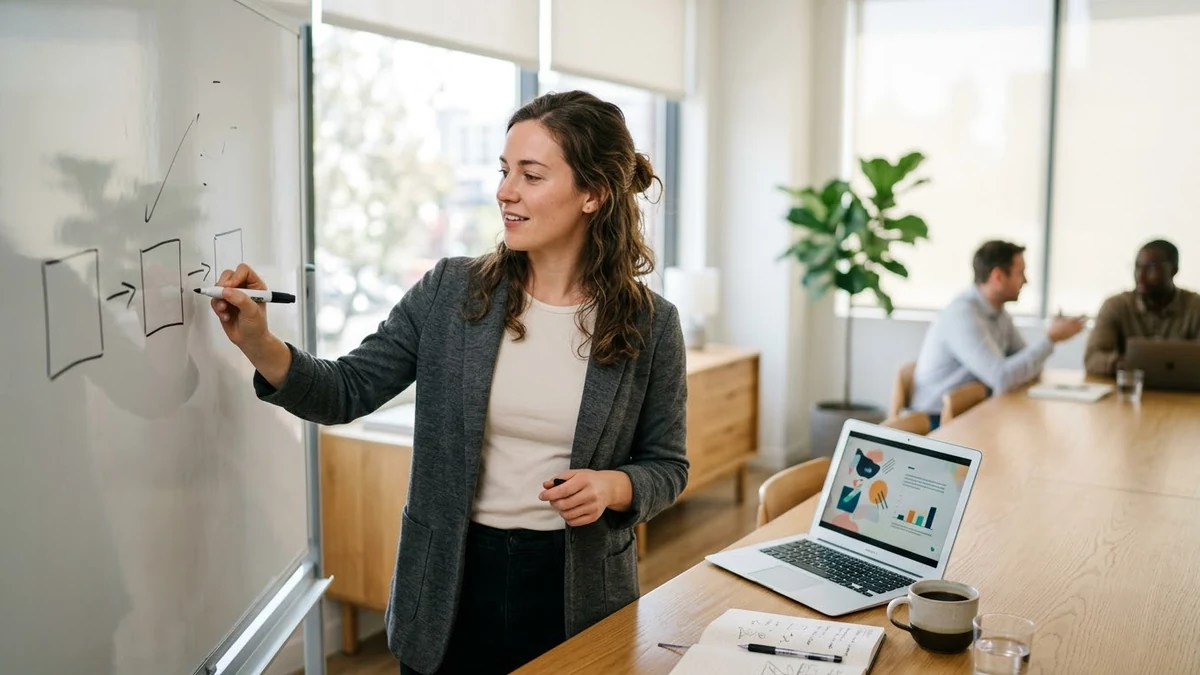 Example result: Build a presentation outline in minutes