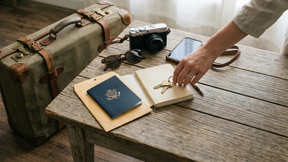 Example result: Travel documents and visa checklist