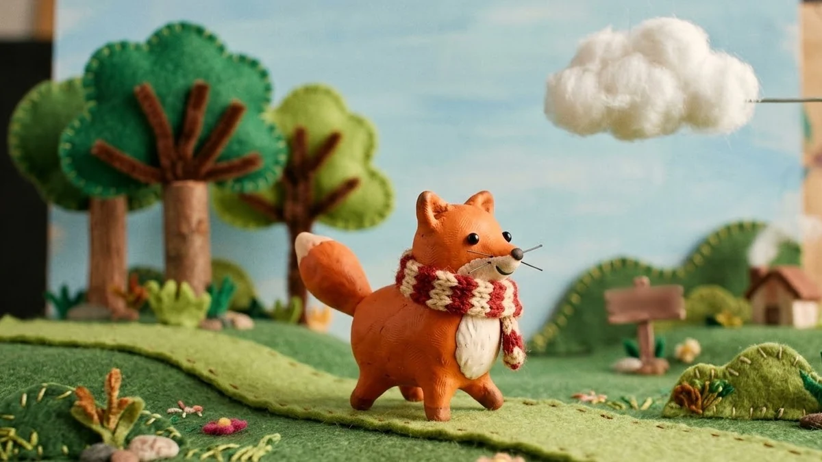 Example result: Clay stop-motion style animation