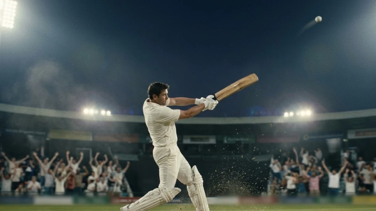 Example result: Cricket six in slow motion