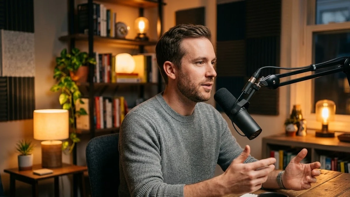 Example result: Podcast-style clip for Shorts