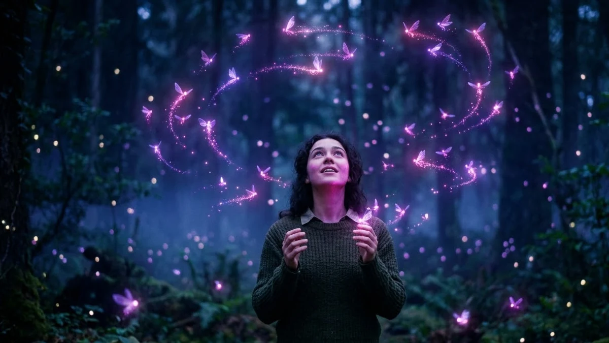 Example result: Fairies Around video prompt