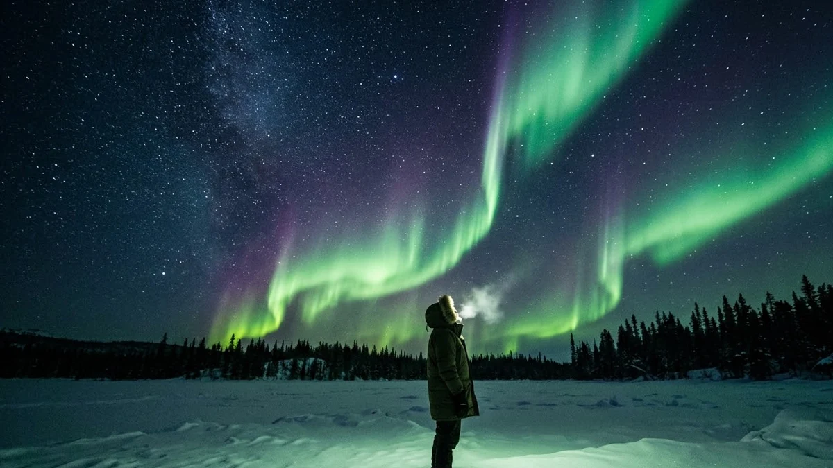 Example result: Northern Lights over your photo