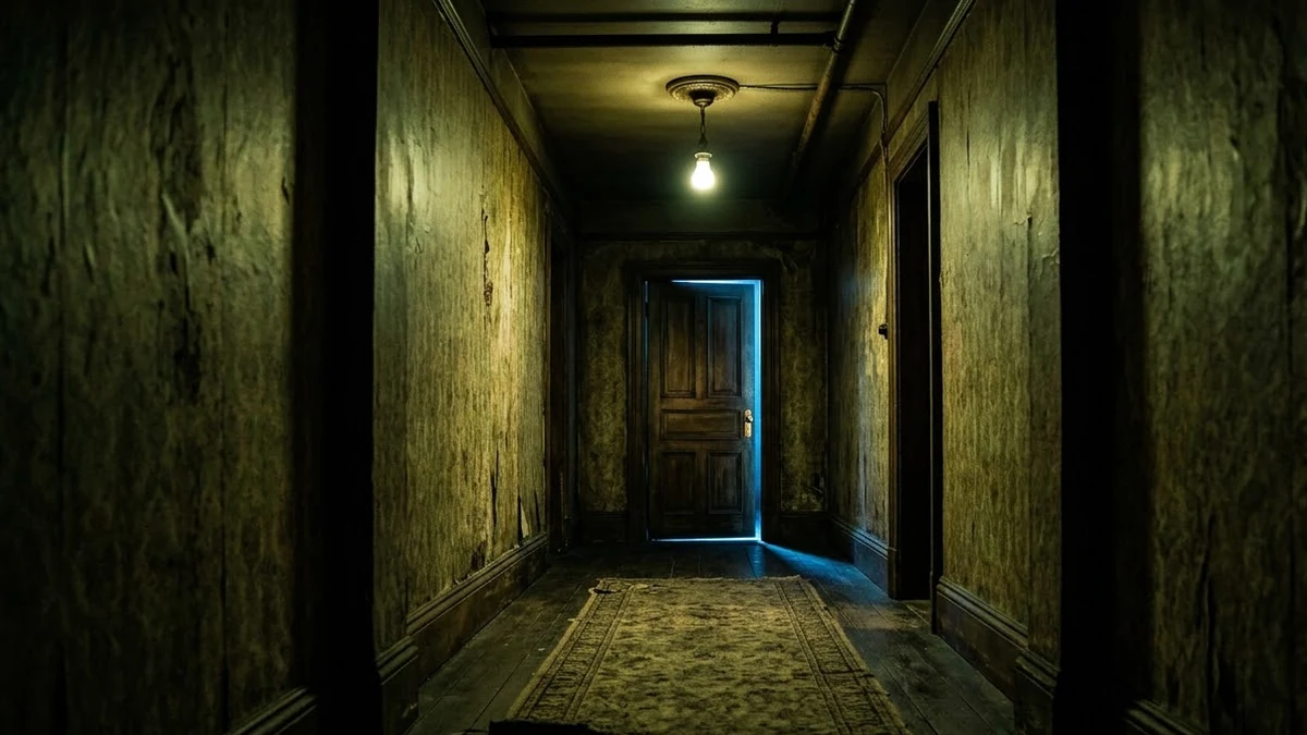 Example result: Spooky hallway suspense
