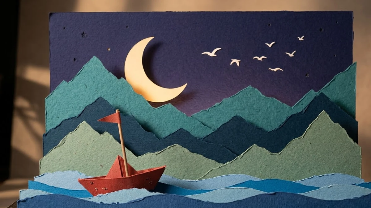 Example result: Paper cut-out animation